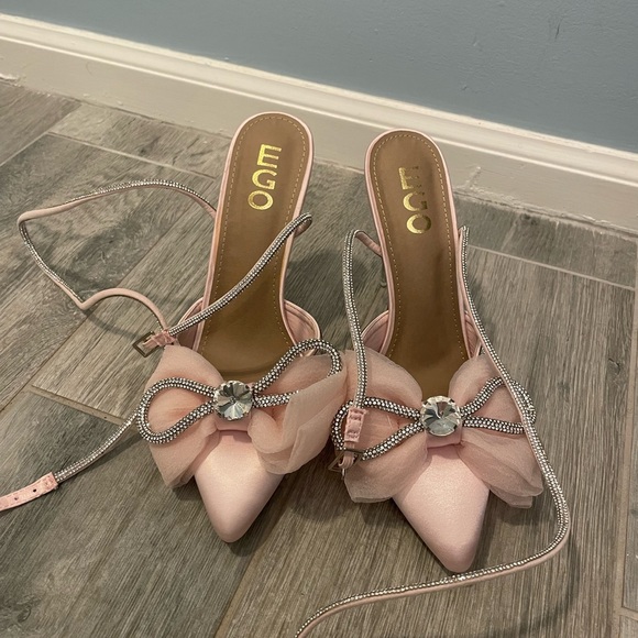NIB Pink Sparkly heels EGO - Picture 2 of 6